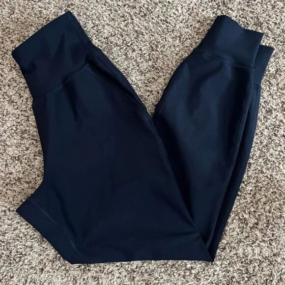 Old Navy High-Waisted PowerSoft Jogger Pants Navy Blue Large Tall NWT - Picture 3 of 3